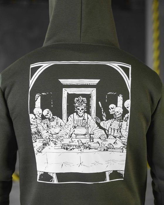 Тактичне худі  Diner олива на флісі  Без передоплати