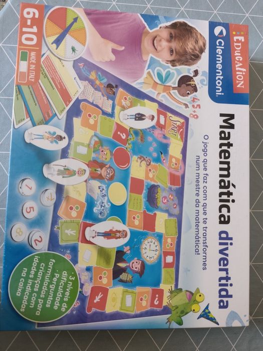 Jogo Matemática Divertida - Clementoni - NOVO
