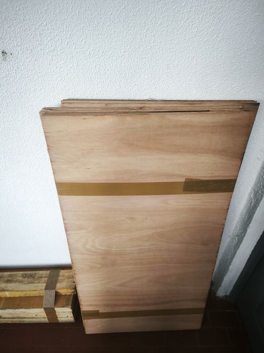 Placas madeira 1000 x 500 x 4mm