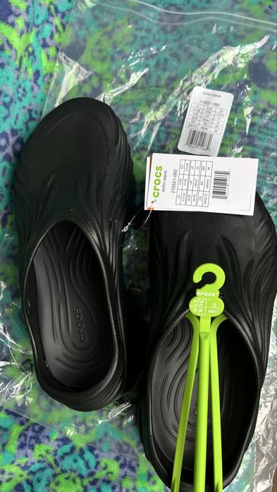 Крокс Crocs Echo Wave Black оригінал розмір M7 W9 (39-40) з США