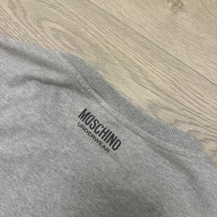 Люксова Сіра Кофта світшот Мосчіно Moschino, Розмір M
