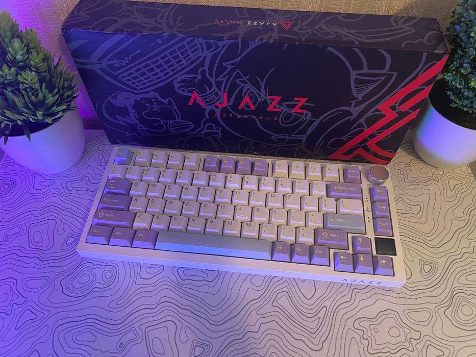 Нові AJAZZ AK820 PRO 75% GIFT бездротова механічна клавіатура TRI-MODE