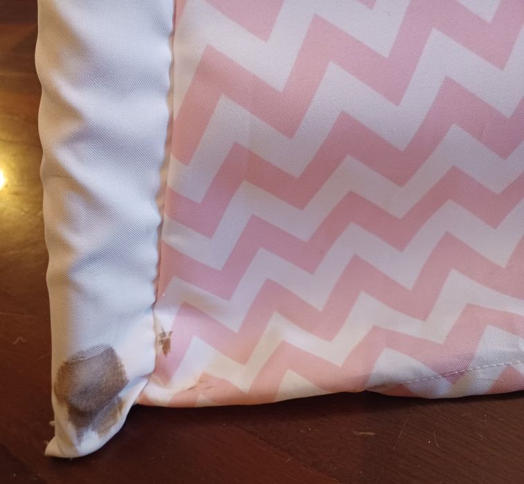 Tenda tipi estampado rosa