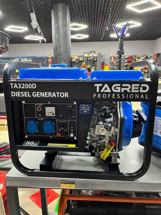 Дизельний генератор 3.2 квт TAGRED економний генератор. гарантія