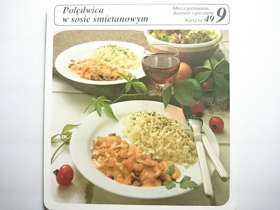 Karta Kulinarna Nr 49 Polędwica w Sosie