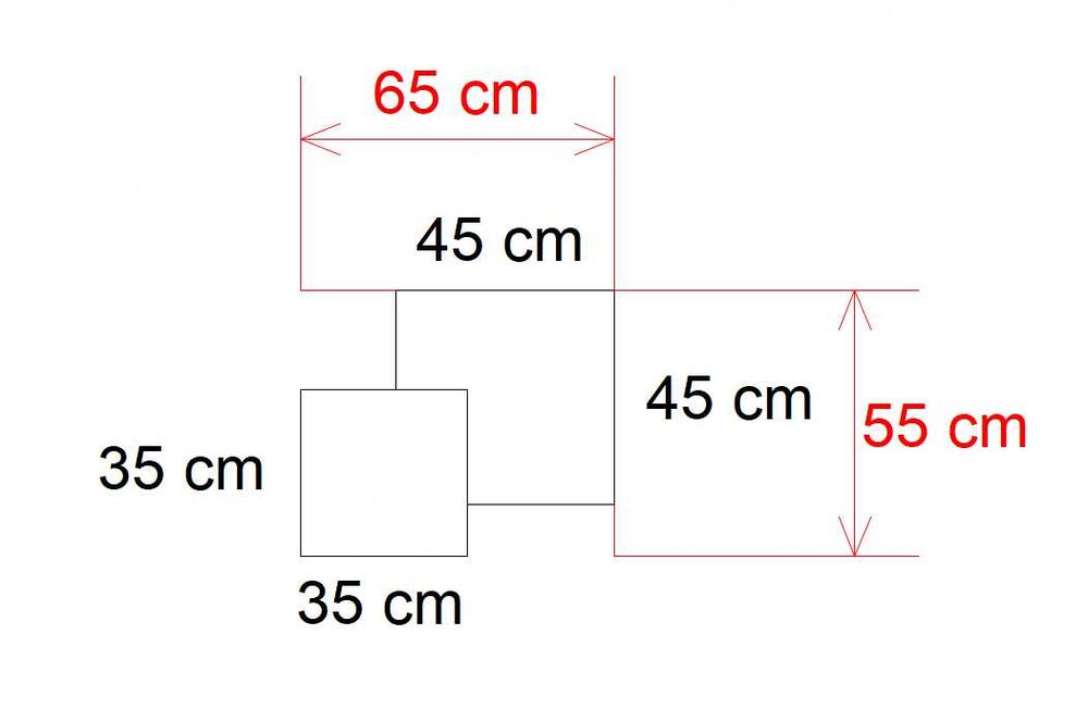 Półki białe (komplet)