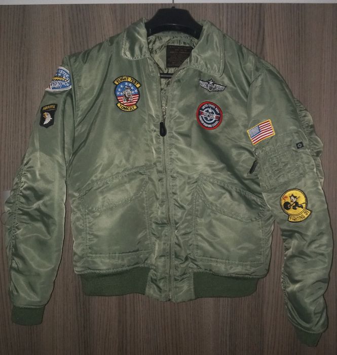 Kurtka lotnicza pilotka flayers top gin olive s