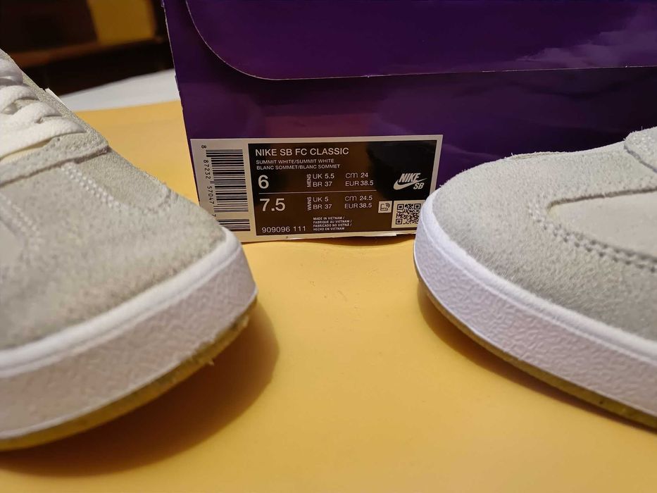Nike Sneakersy SB Fc Classic 909096-111 Roz. 38 24cm