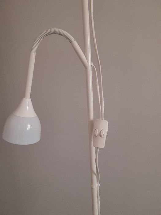 Lampa stojąca biała 173cm