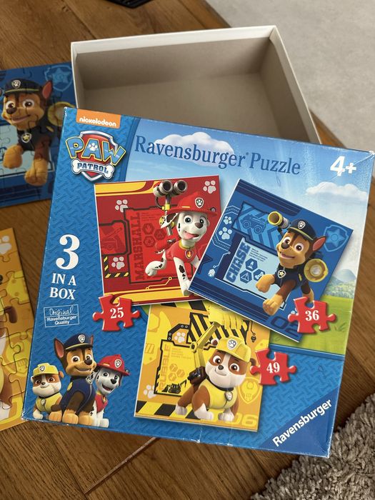 Puzzle Ravensburger psi patrol 3w1 4+