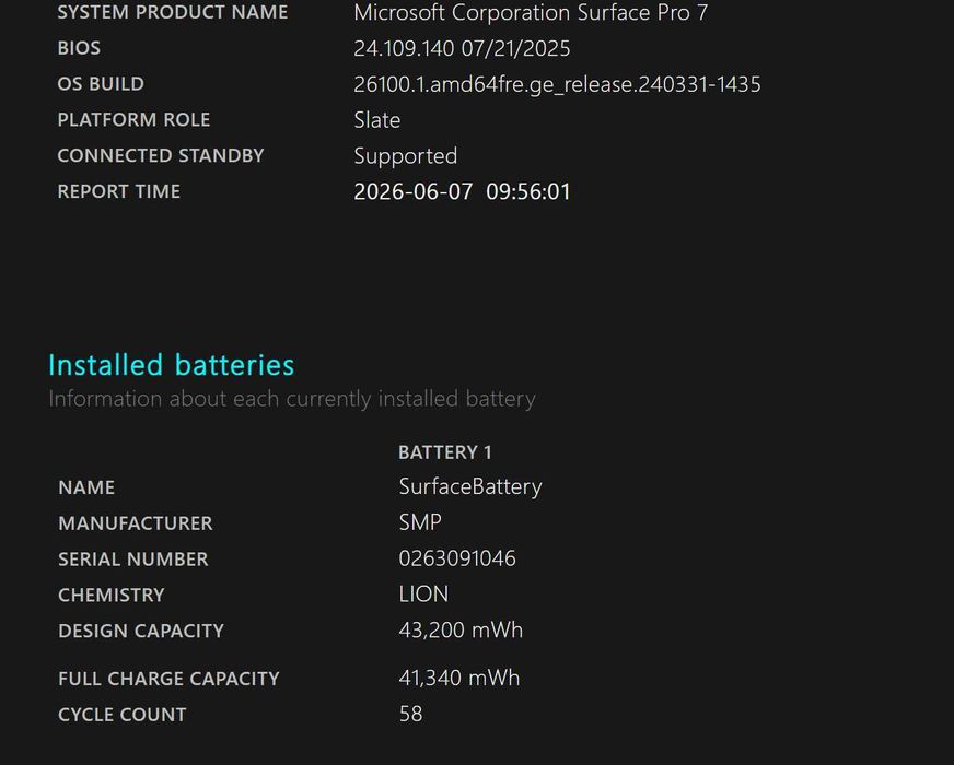 Surface Pro 7 i5 8GB 256GB | Bateria 95% | Teclado PT