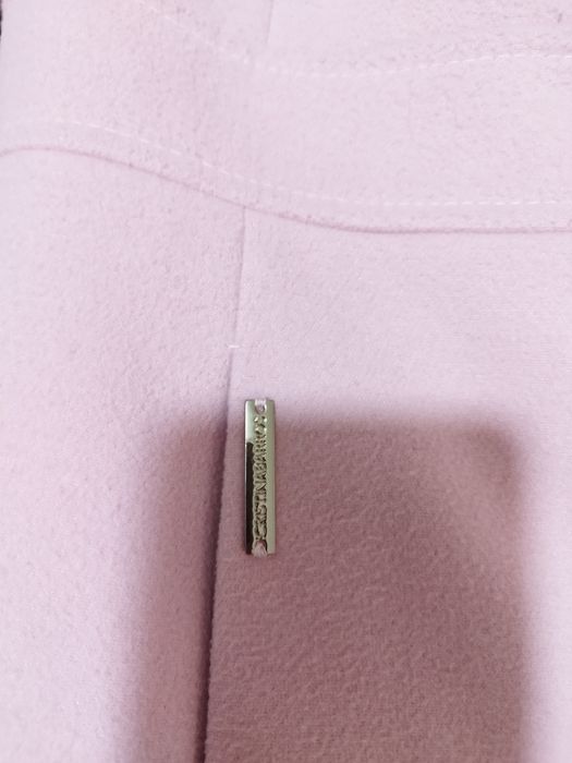 Parka rosa Cristina barros tamanho 38 praticamente nova