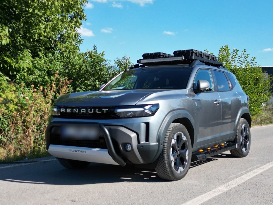 Orurowanie przednie Dinamic czarne kangur Dacia Duster III 2024-