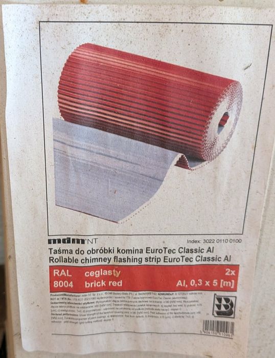 Taśma do obróbki komina