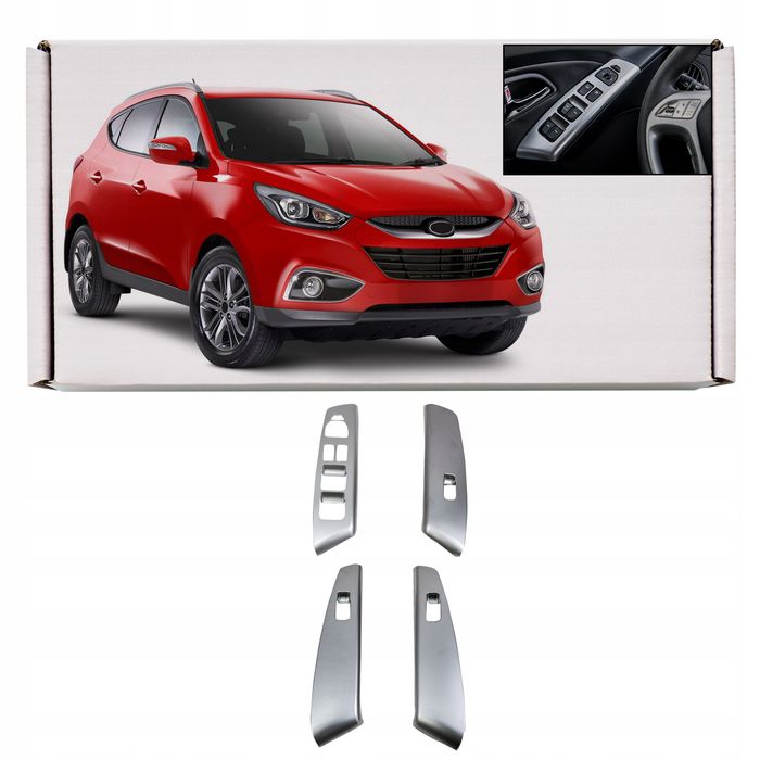 ozdobne ramki przełączników szyb hyundai ix35 2010-2015