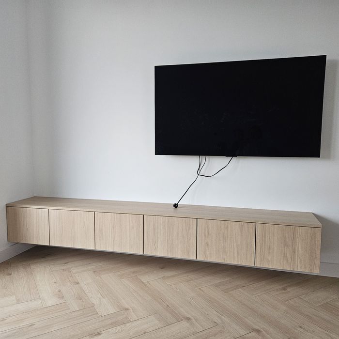 Szafka rtv na zamówienie, 240cm×32x35