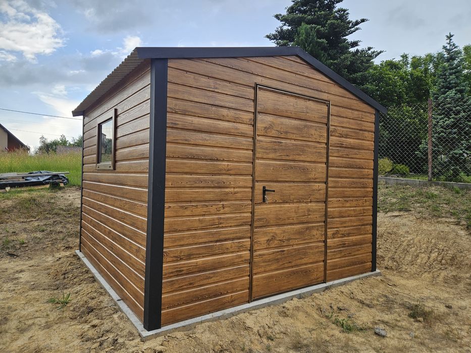 3x3 MAŁ Garaże Blaszane Garaż Blaszany Blaszak Blaszaki Domek Schowek