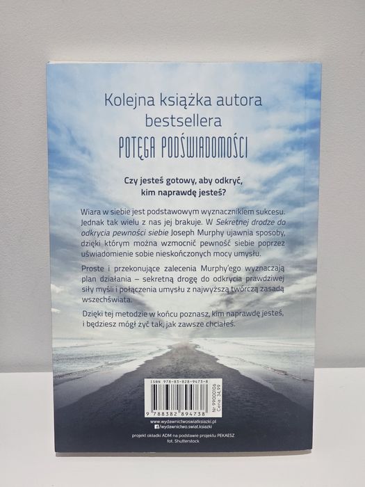 Kiążeki Joseph Murphy - Potęga Podświadomości / Sekretna droga do odkrycia pewności siebie. Jak nowe!