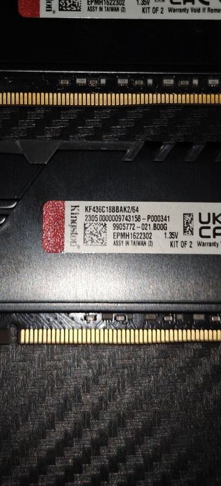 Ram ddr4 64 GB cl18