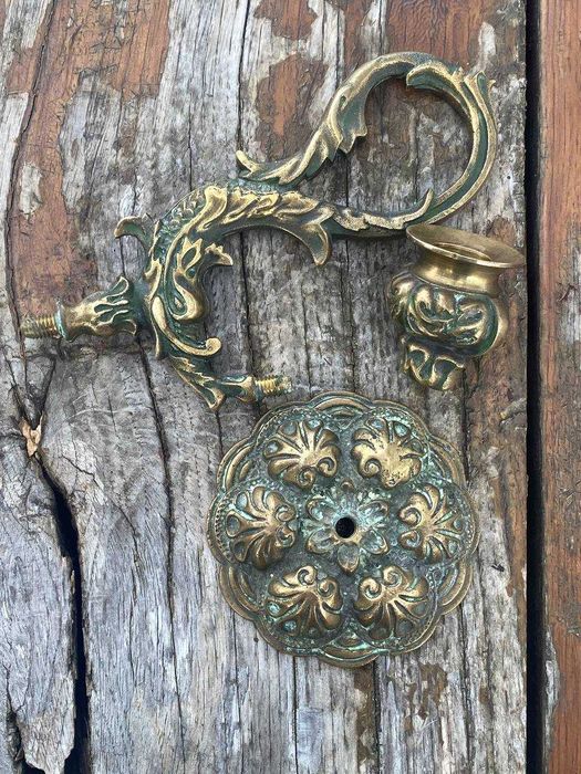 Редкий советский латунный подсвечник, клеймо, цена 9 руб., 870 г