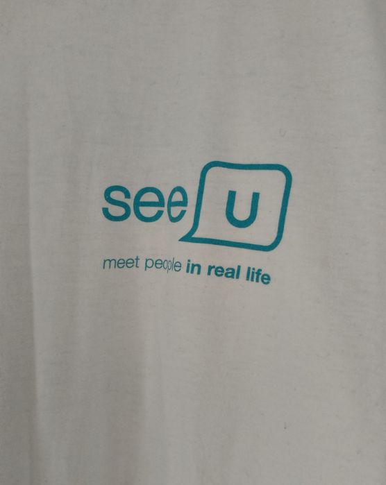 Koszulka / T-shirt męski biały SeeU rozmiar M