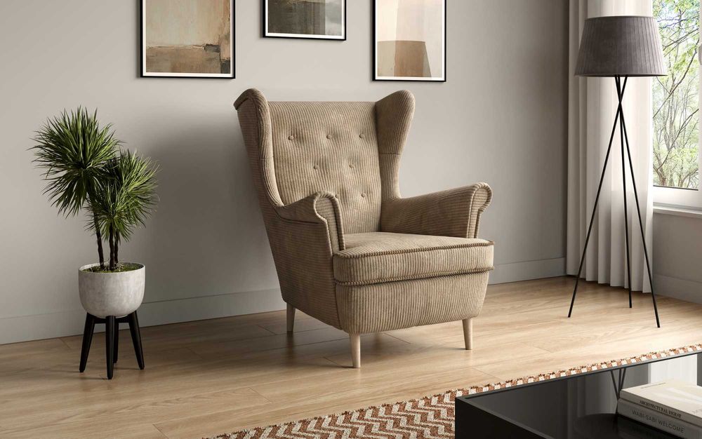 Kanapa Sofia. Wersalka, sofa sztruksowa. Sprężyny. Szybka dostawa!