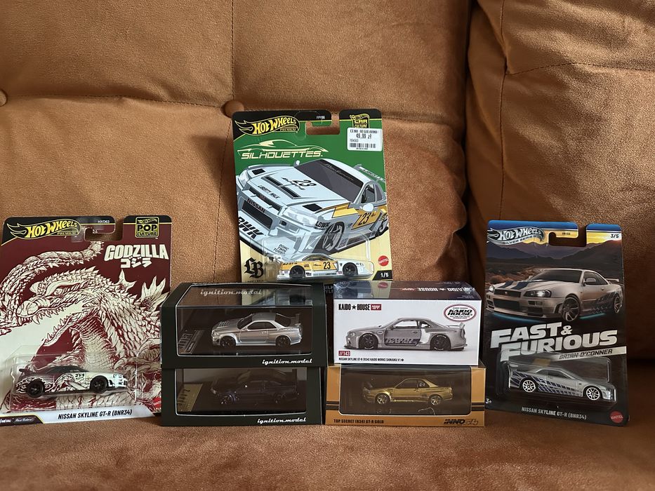 Kolekcja Premium Nissan Skyline GT-R 1:64 (Godzilla, Ignition Model LTD 3000, Inno64)