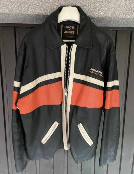 Kurtka skórzana Jack & Jones XXL!