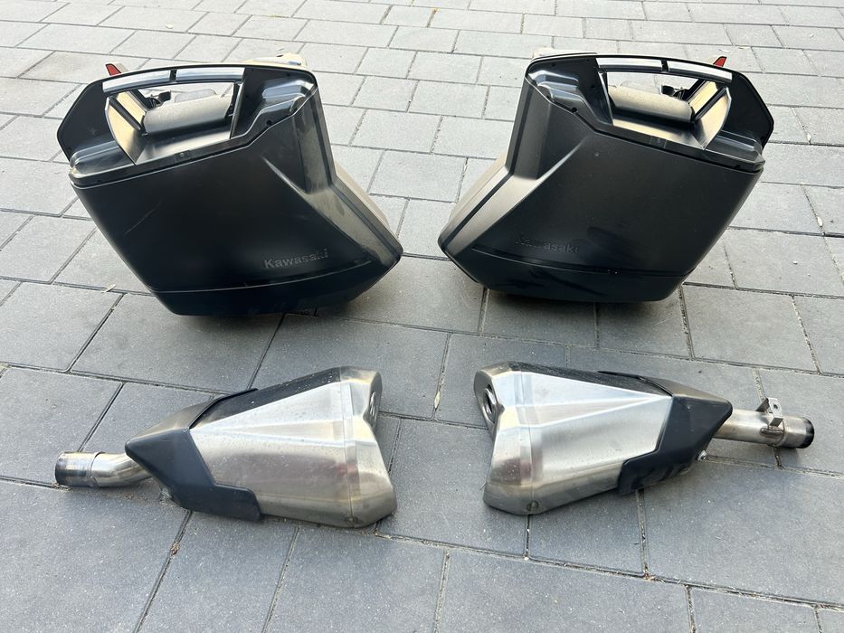Kufry tłumiki Kawasaki  z1000 sx versys oryginał
