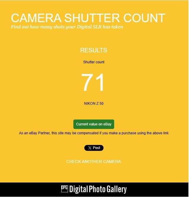 Nikon Z50+ 16-50mm (80 disparos)