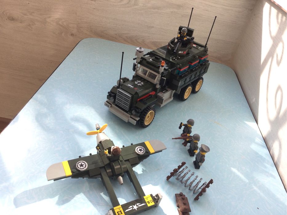 Lego аналог Enlighten brick combat zones союзники против немцев
