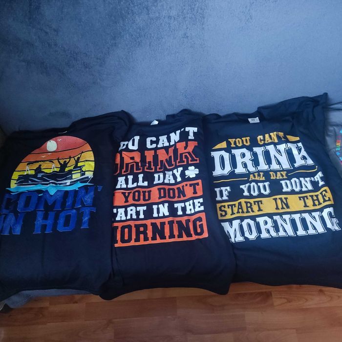 t-shirty koszulki rozmiar M-XXL 25sztuk Likwidacja działalności okazja