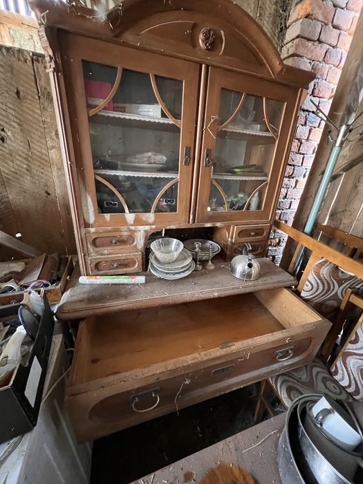 Kredens drewniany antyk