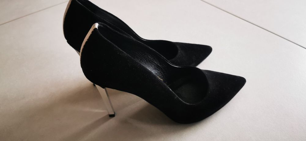Szpilki czary zamsz 38 NOWE