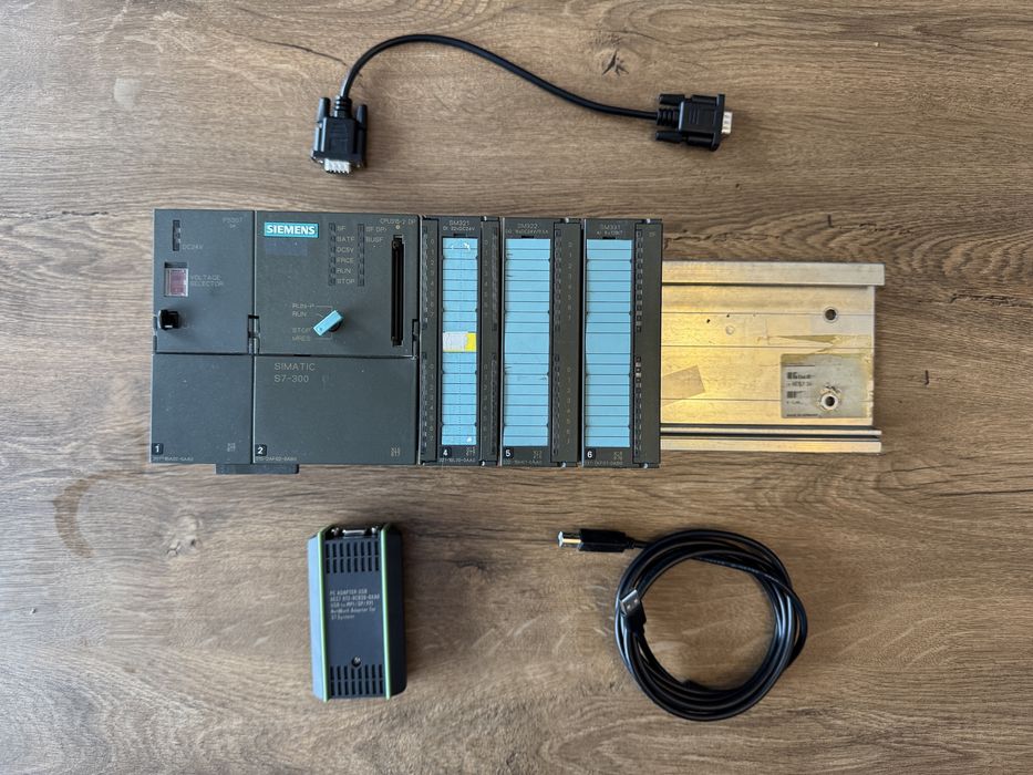 Zestaw Sterownik Siemens S7-300 + adapter
