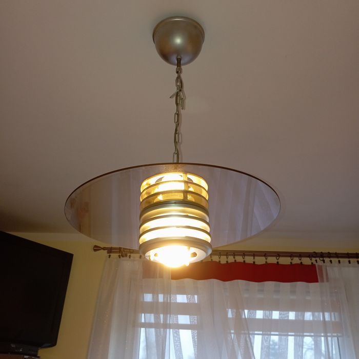 Lampa sufitowa szkło hartowane