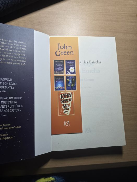 A Culpa é das Estrelas de John Green