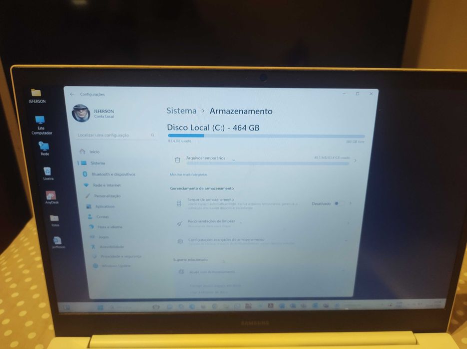 Notebook sem novo em ótimo estado de conservação