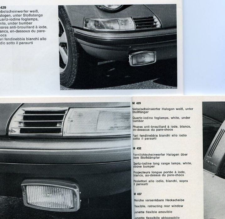 Faróis Nevoeiro Hella 139 - Porsche Mercedes SL Clássico