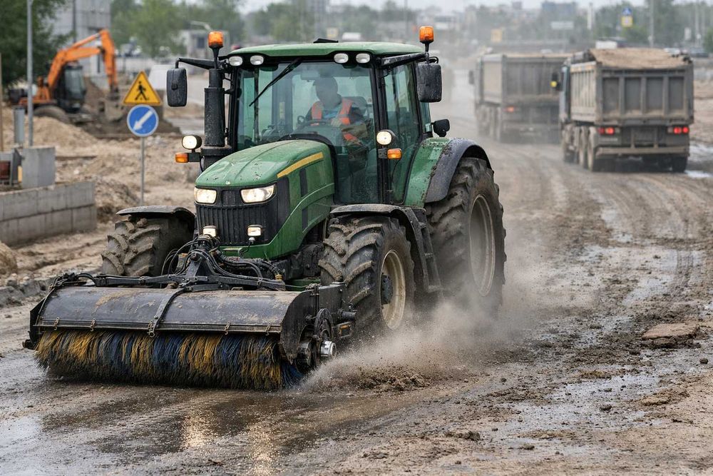 Zamiatanie maszynowe placów, ulic, osiedli, parkingów