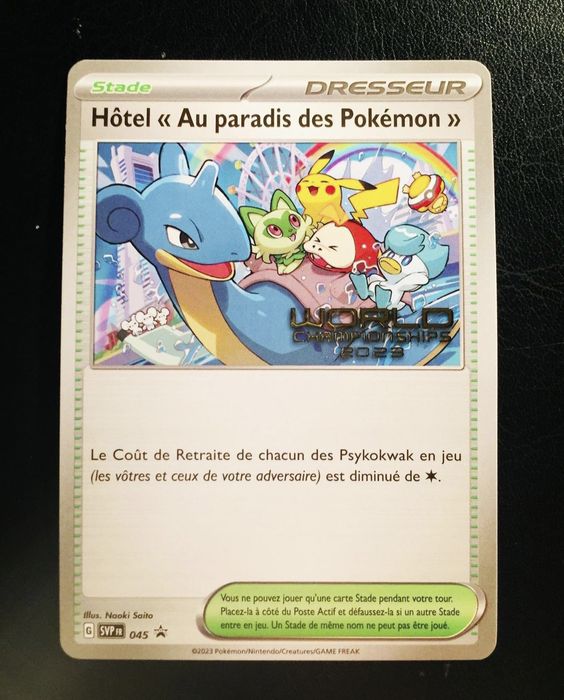 Karta Pokemon Pikachu WCS Championships 2023