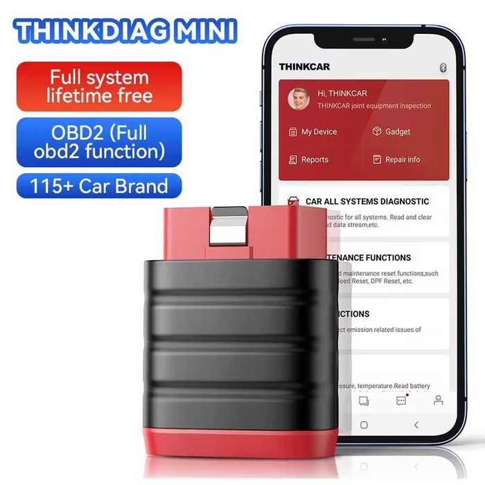 авто діагностика Мультимарочний сканер Thinkcar Thinkdiag Mini