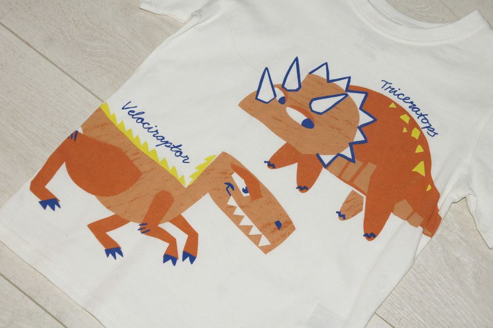 H&M 3pack T-shirtów  z motywem Dino