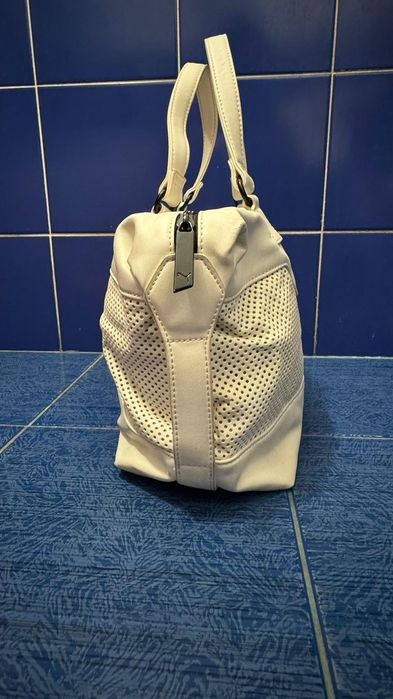 Сумка спорт біла Puma