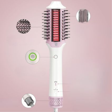 Suszarka prostownica szczotka do włosów 3w1 1400W zestaw do stylizacji