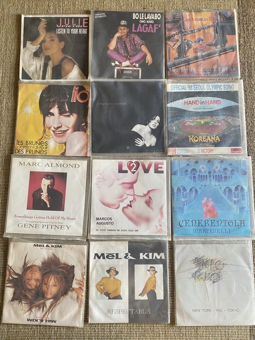 Singles vinil em bom estado