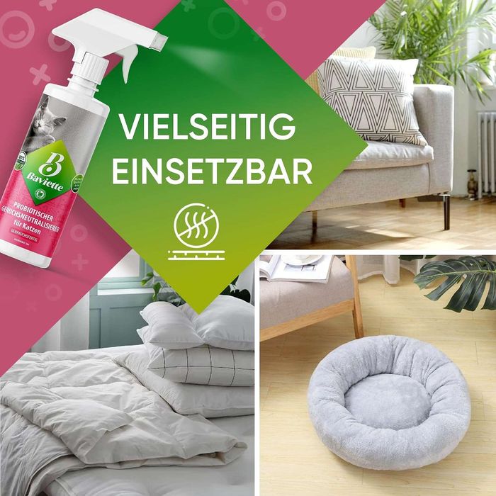 Spray baviette micronimal 300 usuwanie zapachów kota 500 ml