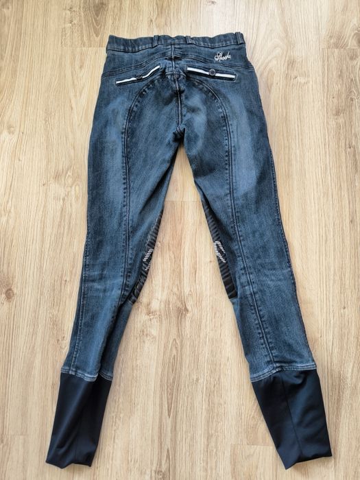 Bryczesy spooks xxs 32 kolanowy silikon