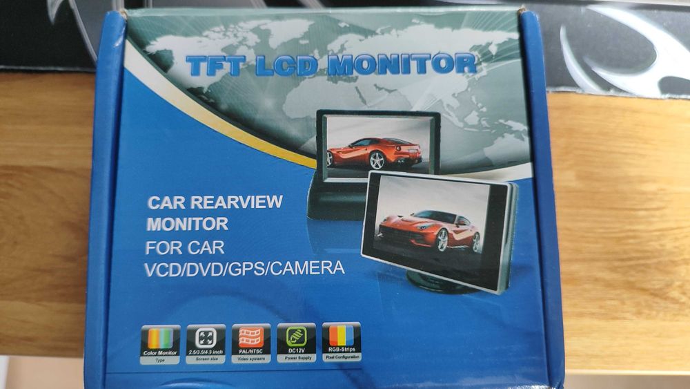 Lcd Pequeno para carro autocaravanas