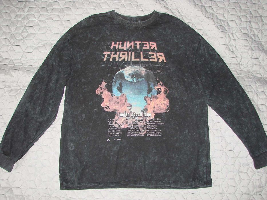 Лонгслив Collusion Hunter Thriller Outer Space Tour черного цвета